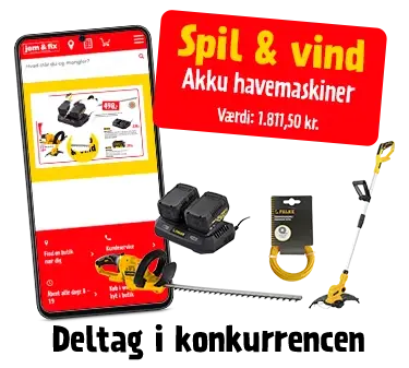 Spil og vind akku havemaskiner