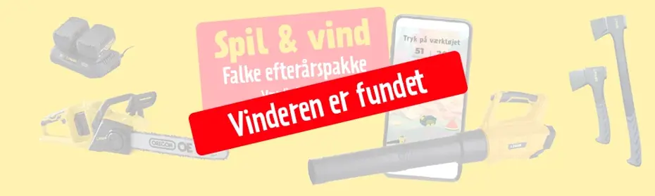 Vinderen er fundet af Falke efterårspakke
