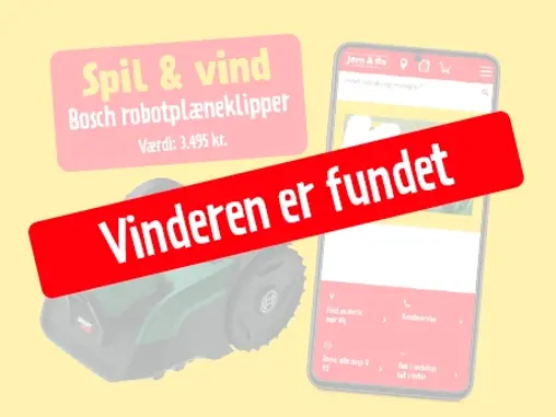 Vinderen af Bosch robotplæneklipper