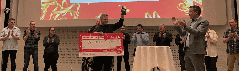 Vinderen af årets jem & fix butik 2022
