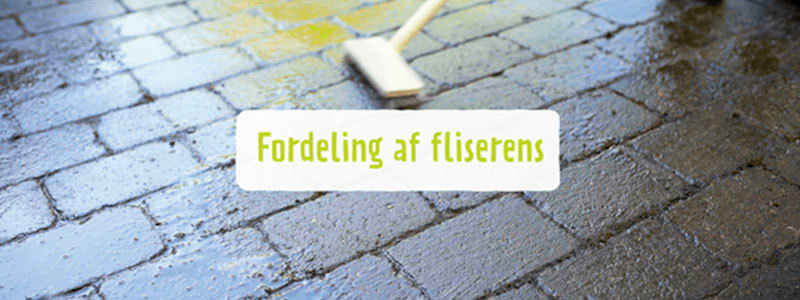 Fordeling af fliserens