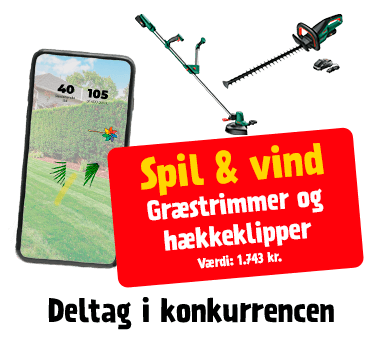 Konkurrence - spil & vind græstrimmer og hækkeklipper