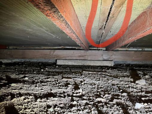 Nyt gulv i Heklas klubhus