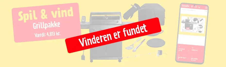 Vinderen er fundet i konkurrencen om en grillpakke