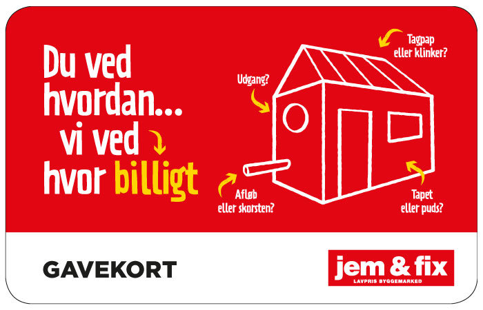 Gavekort til jem & fix