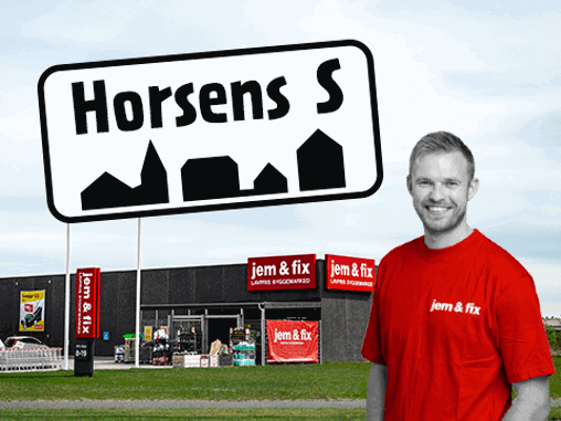 Årets butikschef styrer den nye jem & fix i Horsens S