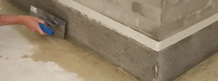 Tyndpuds fordeles på soklen