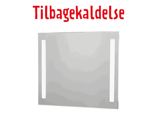Tilbagekaldelse af LED-spejle