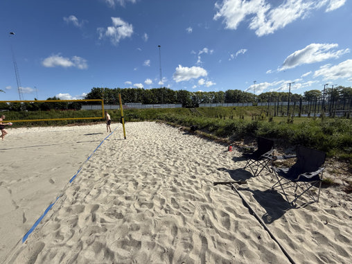 Tribune/bænk til beachvolley klub