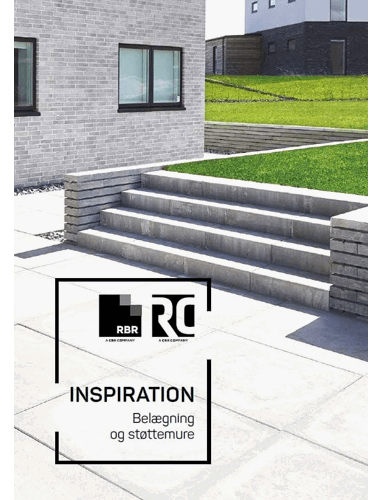 RBR katalog med belægningssten og støttemure