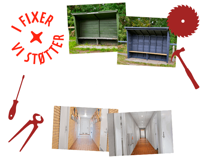 I fixer, vi støtter - søg støtte til klubber og foreninger