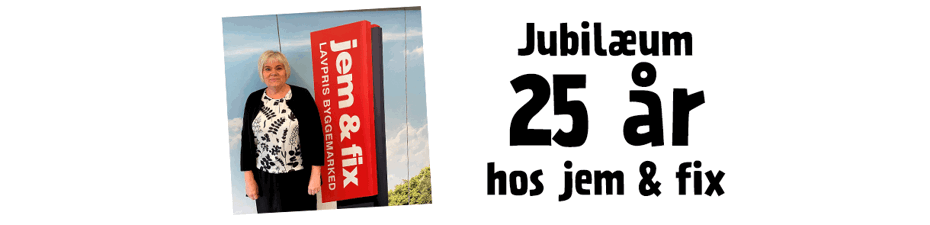 Elin - 25 års jubilæum hos jem & fix