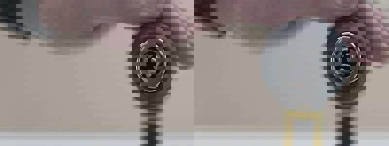Nærbillede af en boremaskines borepatron