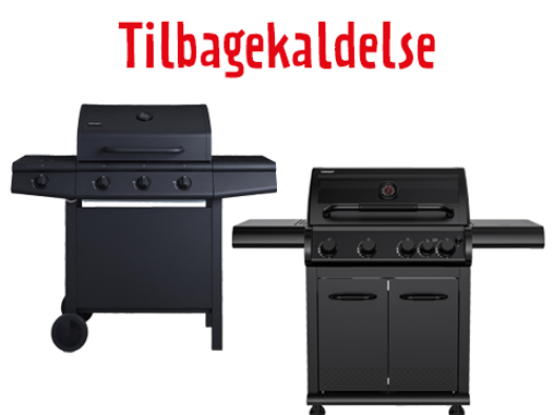 Tilbagekaldelse af gasgrill (regulator)