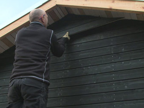 Sæt gavlbeklædning op