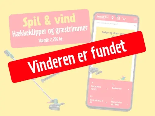 Vinderen af havemaskiner