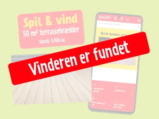 Vinderen af terrassebrædder