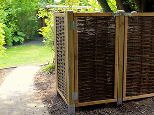 Byg en skraldespandsskjuler