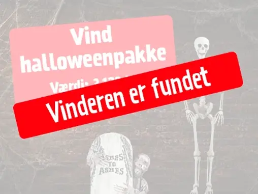 Vinderen af halloweenpakke