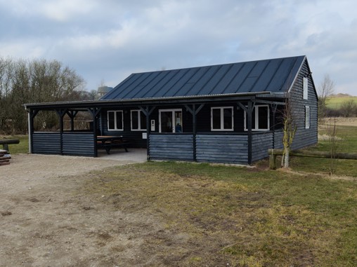 Vinduer i overdækket terrasse