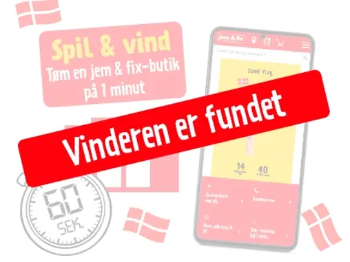 Vinderen af "tøm en butik"