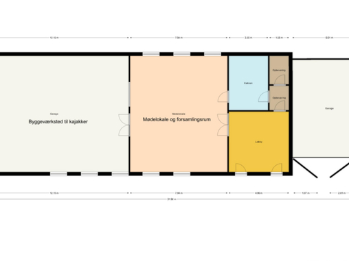 Garage til Havkajakklubben Malik