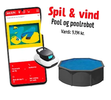 Spil & vind pool og poolrobot