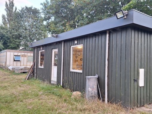 Bramsnæs jagtforening - overdækket samlingsrum