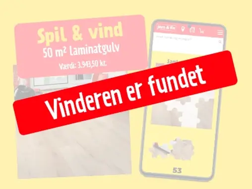 Vinderen af 50 m² laminatgulv