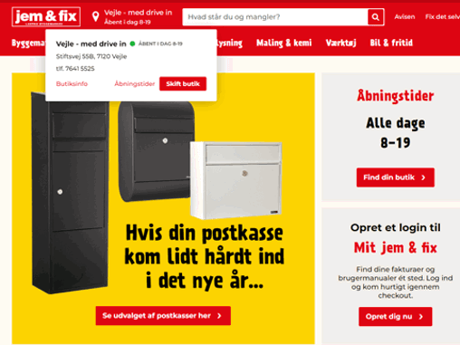 Vi har lanceret en ny hjemmeside