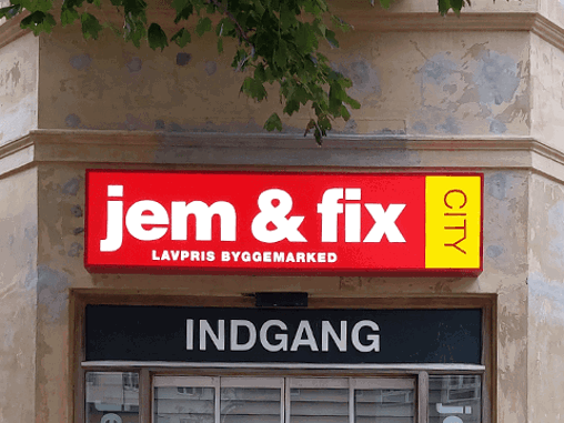 Vi åbner jem & fix CITY i København med et udvalg til byen og lavpris til alle hver dag