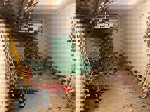 Etablering af boldrum til FS Hashøj