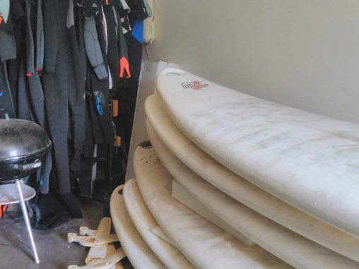 Ophængning af surfboard