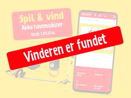 Vinderen af akku havemaskiner