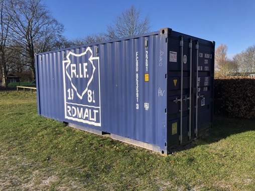 Isolering af materialecontainer Romalt IF