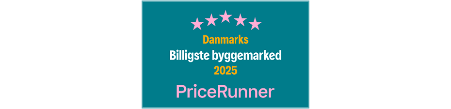Danmarks billigste byggemarked 2025 - jem & fix har vundet PriceRunners pristjek