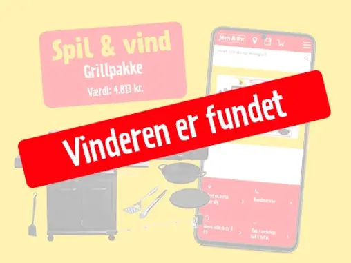 Vinderen af grillpakke