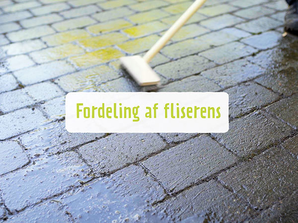 Fordeling af fliserens